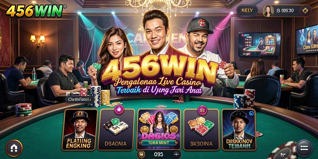 Tampilan menarik dari gameplay Live Casino di 456WIN.