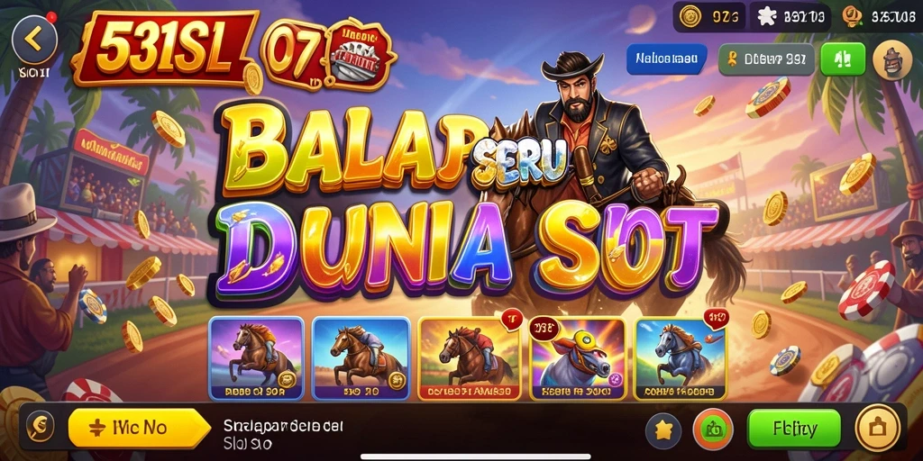 Tampilan menarik dari gameplay 531SLOT dengan aksi balapan seru.