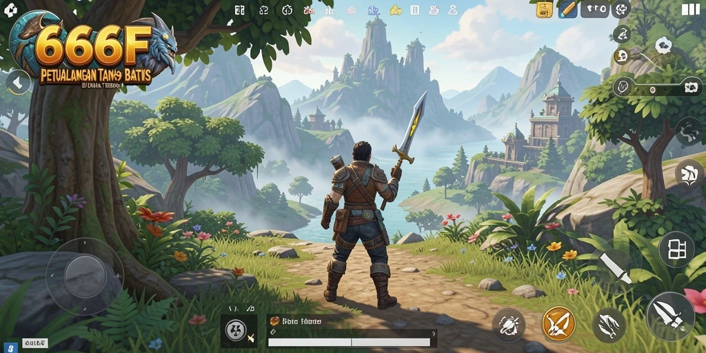 Gameplay menakjubkan 666F di dunia terbuka.