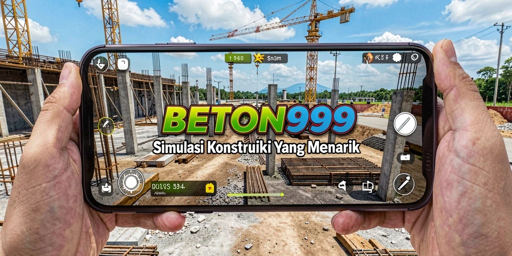 Tampilan gameplay BETON999 yang memukau dan realistis dari proyek konstruksi.