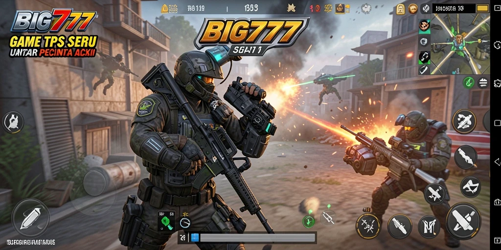 Tampilan gameplay seru dan mendebarkan dari BIG777.