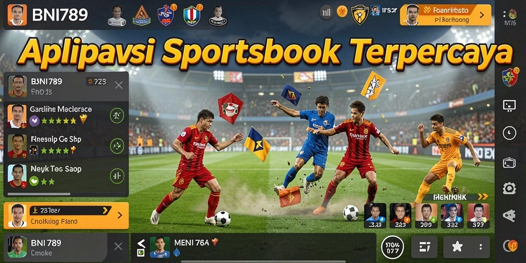 Tampilan gameplay BNI789 dengan berbagai opsi taruhan olahraga.