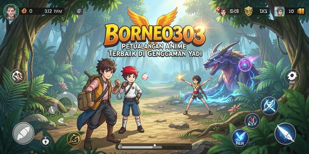 Tampilan gameplay BORNEO303 yang memukau dalam dunia anime.