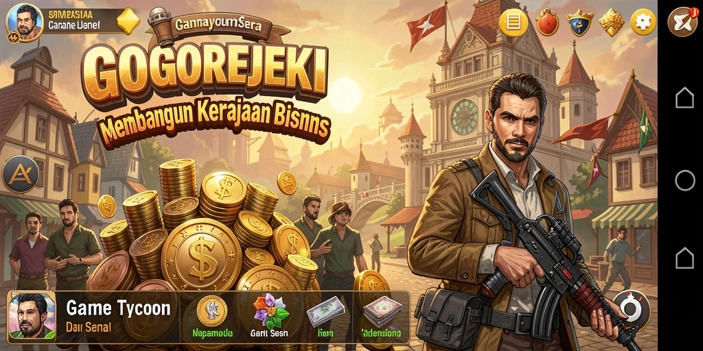Tampilan menarik dari gameplay GOGOREJEKI yang mendebarkan.