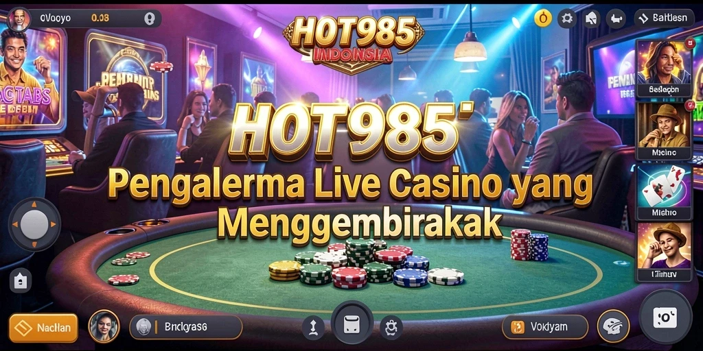 Gambaran gameplay menarik dari aplikasi Live Casino HOT985.