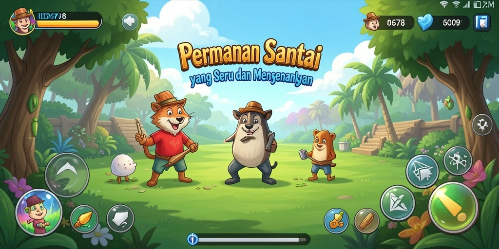 Screenshot gameplay ID678 menunjukkan keseruan dan warna-warni yang menarik.