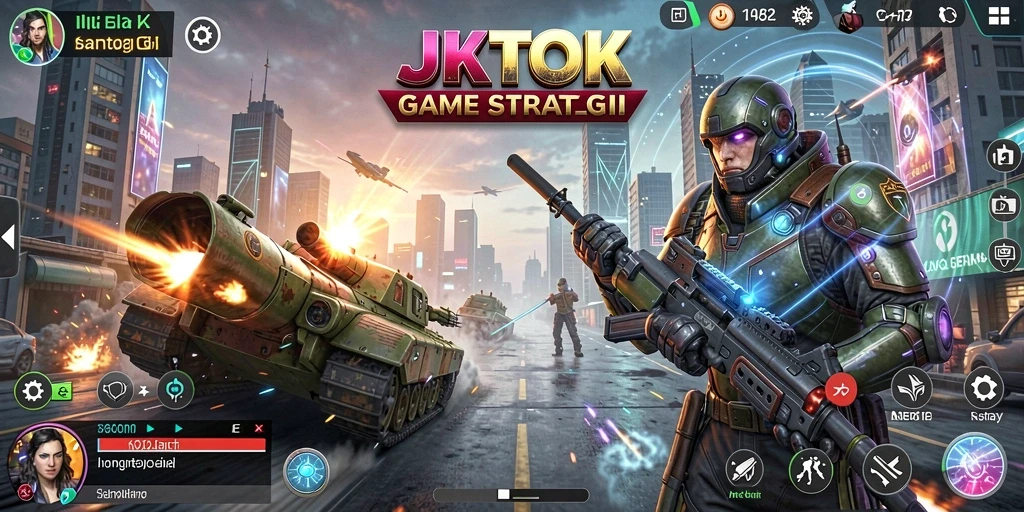 Tampilan menarik dari gameplay JKTOK yang penuh strategi.