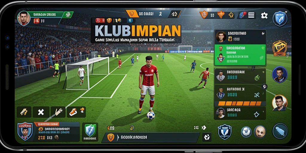 Tampilan gameplay dalam KLUBIMPIAN yang menarik dan mendalam.