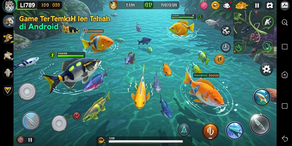 Screenshot gameplay menembak ikan yang seru di LI789.