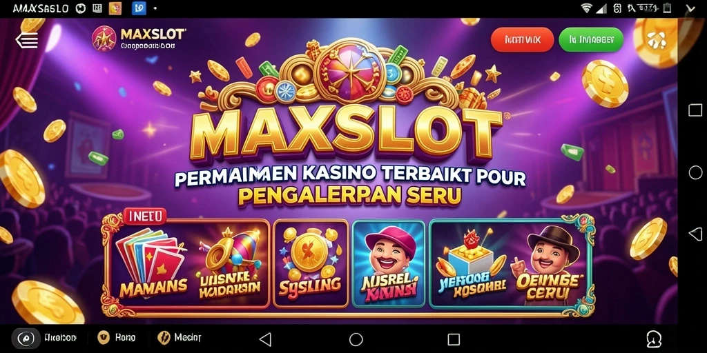 Tampilan gameplay seru dan menarik dari MAXSLOT.