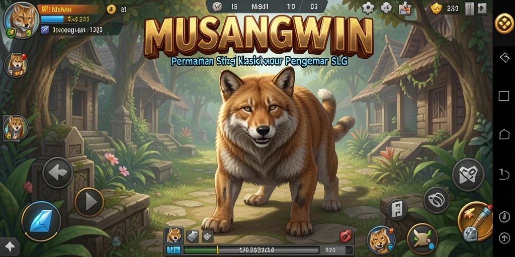 Tangkapan layar gameplay <strong>MUSANGWIN</strong> menampilkan aksi strategi yang intens.