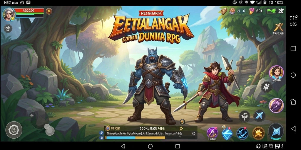 Gameplay RPG epik yang menyenangkan dan mendebarkan.