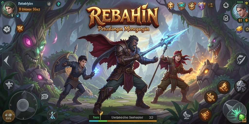 Tangkapan layar dari gameplay <strong>REBAHIN</strong> yang menunjukkan petualangan seru.