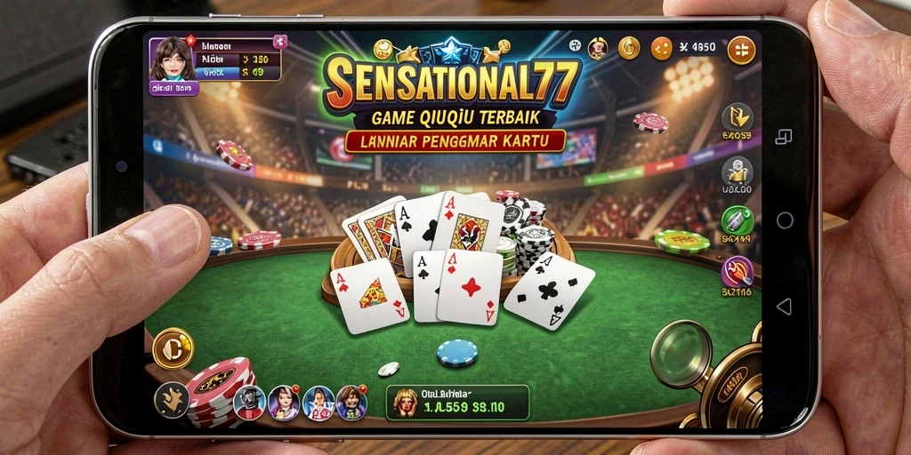 Tampilan gameplay QiuQiu yang seru di SENSATIONAL77.