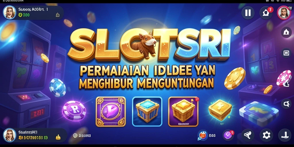 Screenshot SLOTSRI menampilkan gameplay Idle yang seru dan menarik.