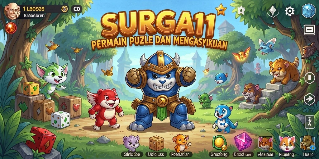 Tampilan gameplay SURGA11 yang seru dan mengasyikkan.