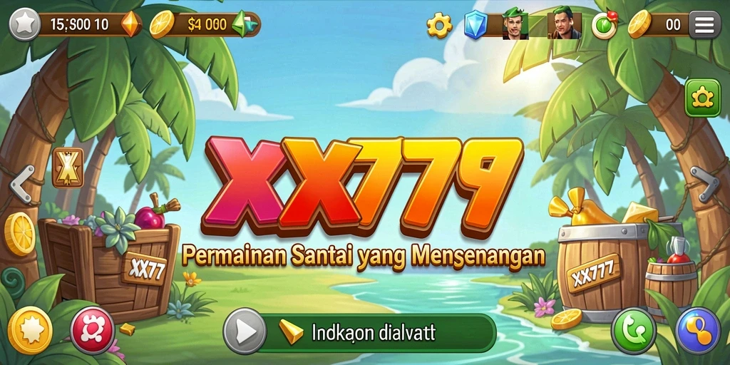 Tangkapan layar gameplay <strong>XXX777</strong> menunjukkan keseruan bermain dan grafis menarik.